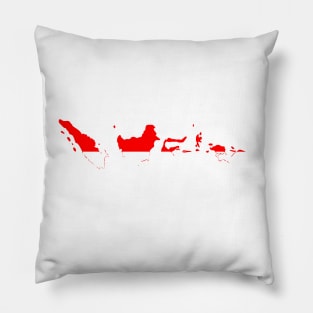 peta indonesia Pillow