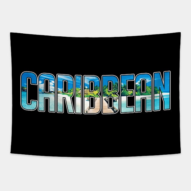 Caribbean vacation. Perfect present for mother dad friend him or her Tapestry by SerenityByAlex