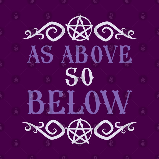 As Above So Below Hermetic Hermeticism Design by Witchy Ways