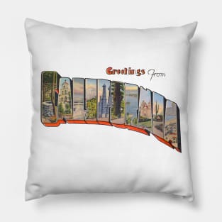 Greetings from California Pillow