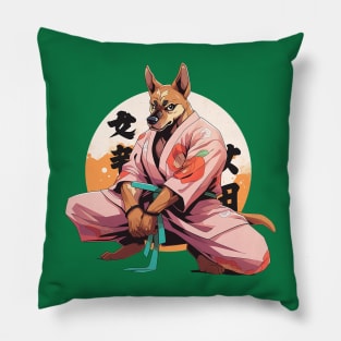 karate dog Pillow