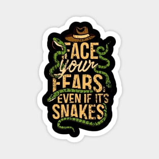 Face Your Fears, Even if It's Snakes - Adventure Magnet
