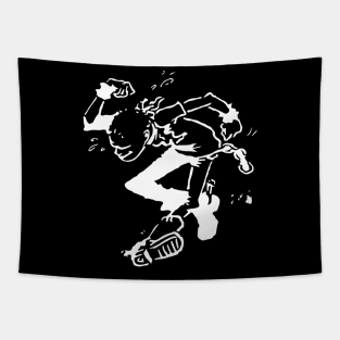 Pogo - Classic iconic big logo - White Tapestry