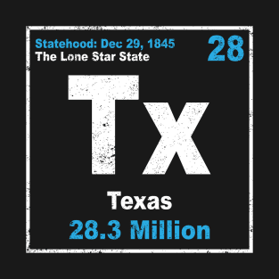 Texas Periodic Element Lonestar State T-Shirt