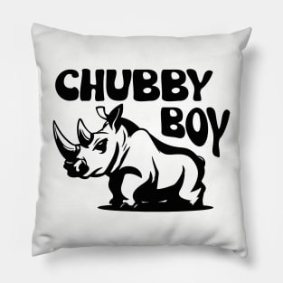 Chubby boy \\ Rhinoceros Pillow