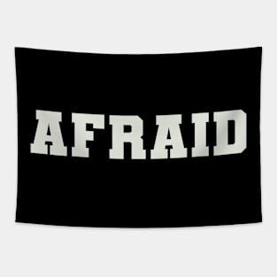 Afraid Word Tapestry