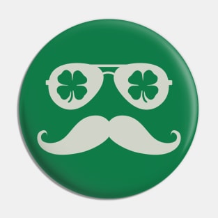 Shamrock Mustache Pin