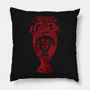 Champions of Europe (red design) Pillow