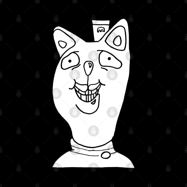 Burgerpants Undertale Simple Black and White Design by Irla