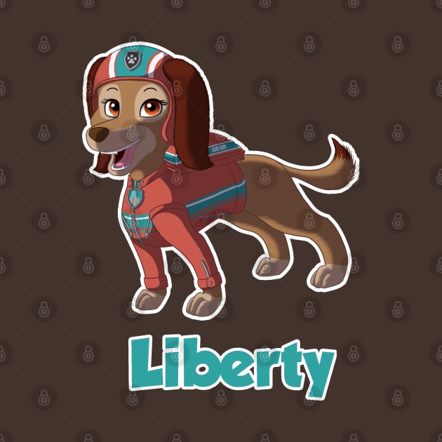 PAW Patrol - Liberty (w/ name) by kreazea