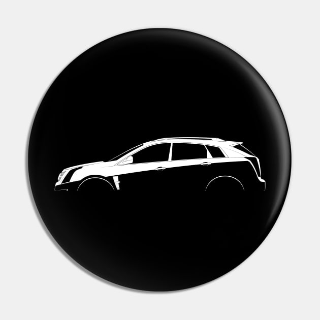 Cadillac SRX (2010) Silhouette Pin by Car-Silhouettes