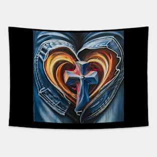 Denim Love 6 Tapestry