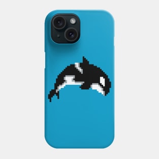 Pixelated Orca Phone Case