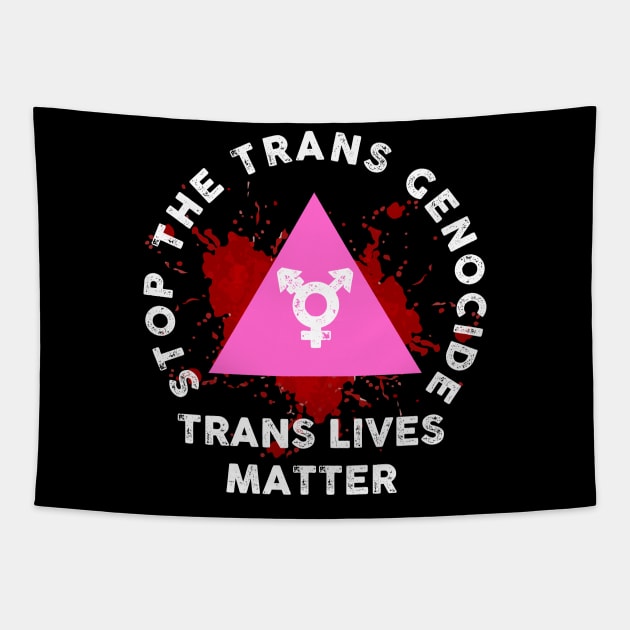 STOP THE TRANS GENOCIDE Tapestry by remerasnerds