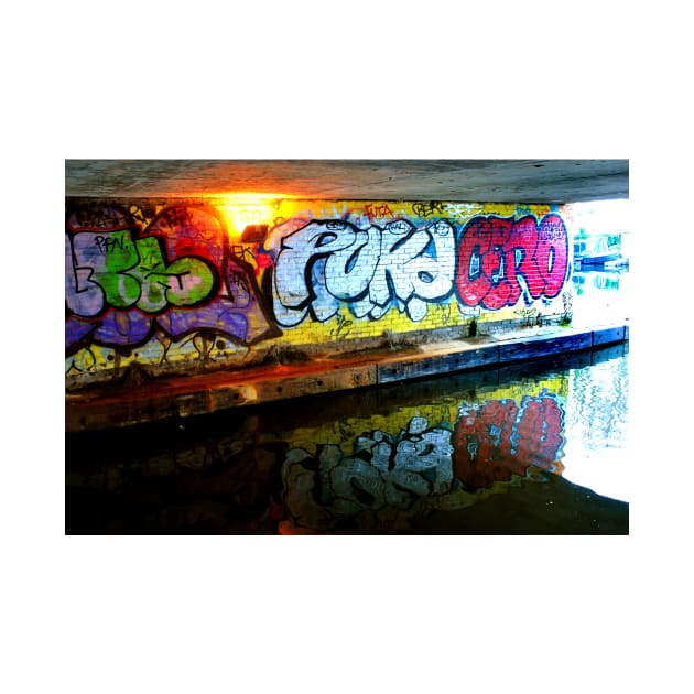 Graffiti Street Art Regent's Canal Camden London by AndyEvansPhotos