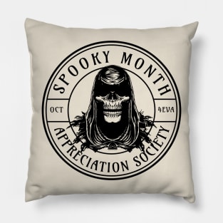 Spooky month appreciantion society Pillow