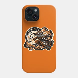 Halloween Witch Sticker Phone Case