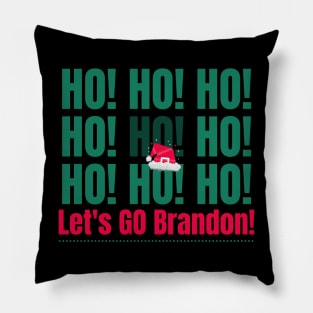 Let's Go Brandon Santa Claus Christmas Pillow