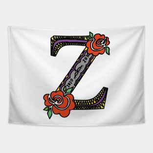 Crazy Monogram Z Tapestry