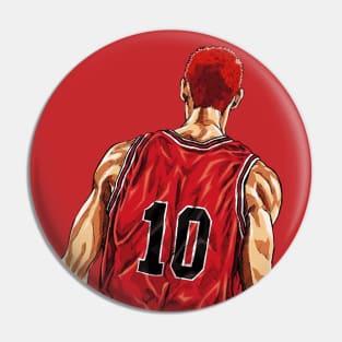 Slam Dunk Hanamichi Sakuragi vector Pin