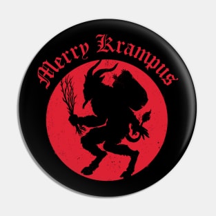 Merry Krampus - Horror Christmas Pin