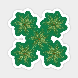 Golden leaves Magnet