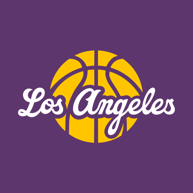 Los Angeles Basketball by Throwzack