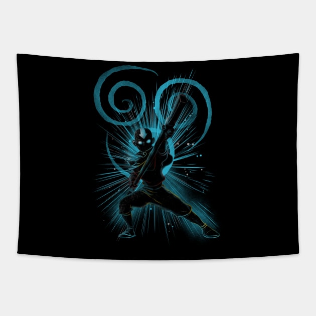 the air bender Tapestry by kharmazero