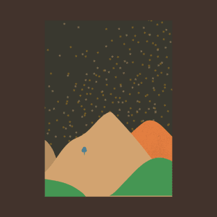 Mountains And Stars T-Shirt