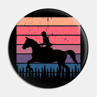 Horseback Riding Pin