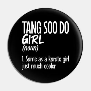 Tang Soo Do girl Pin