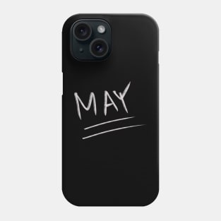 Hand Drawn May Month Phone Case