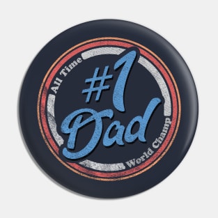 Fathers Day - Number 1 Dad Pin