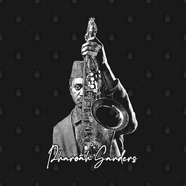 Pharoah Sanders -- Original Retro Design by DankFutura