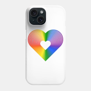 LGBT "HEART OF COLORS" Phone Case