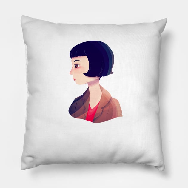 Amelie Pillow by nanlawson