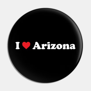 I ❤️ Arizona Pin