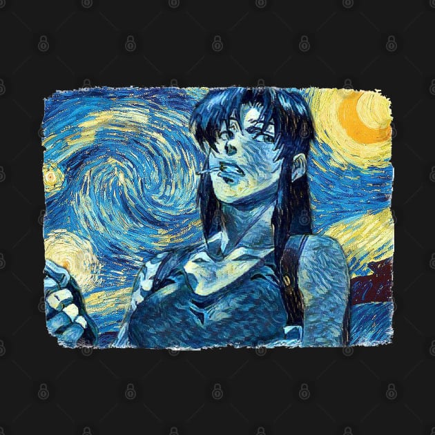 Black Lagoon Van Gogh Style by todos