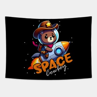 Space Cowboy Bear Tapestry