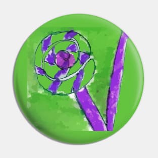 Purple candy Pin