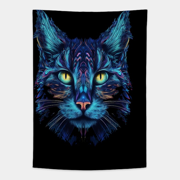 Maine Coon Light Tapestry by vamarik