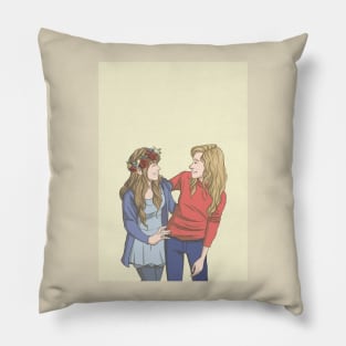 Flower crown friends Pillow