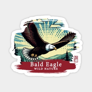 Bald Eagle - WILD NATURE - BALD EAGLE -5 Magnet