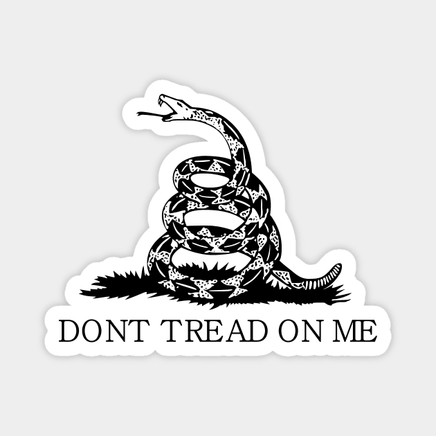 Don't Tread On Me Flag Magnet by NeilGlover