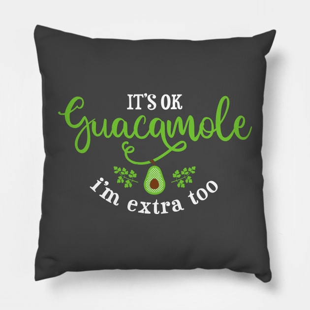 Guac is Extra Pillow by ACraigL