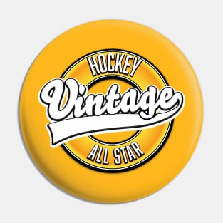 Hockey Vintage All Star logo Pin