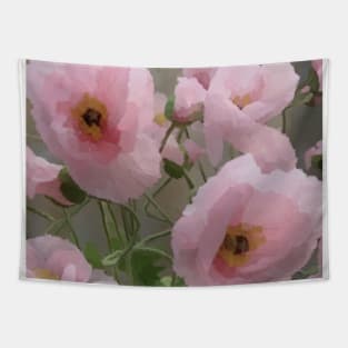 Pink poppies Tapestry