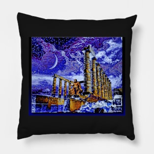 The Temple of Poseidon Pillow