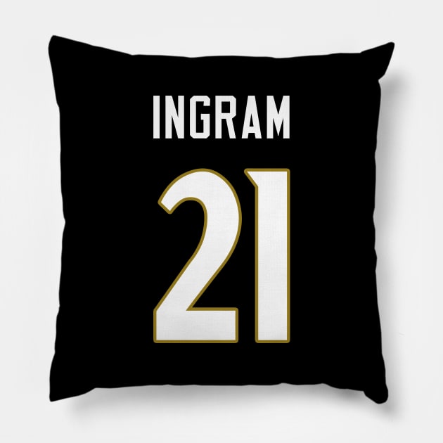 Mark Ingram Pillow by telutiga