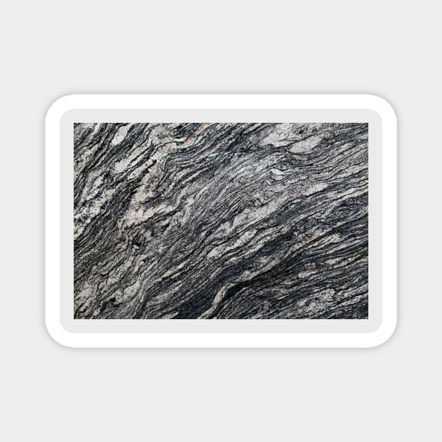 Black & White Marble Texture masks Magnet by TheHigh